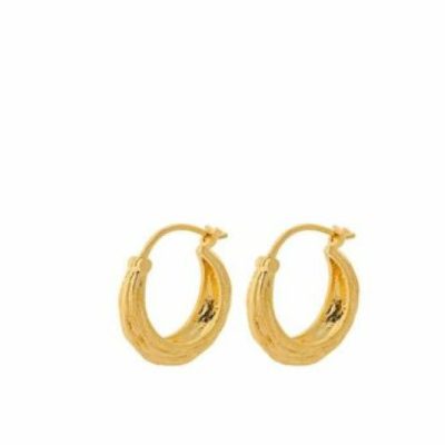 Korut Pernille Corydon Korvakorut | Pernille Corydon – Small Coastline Earrings 16Mm, Kulta