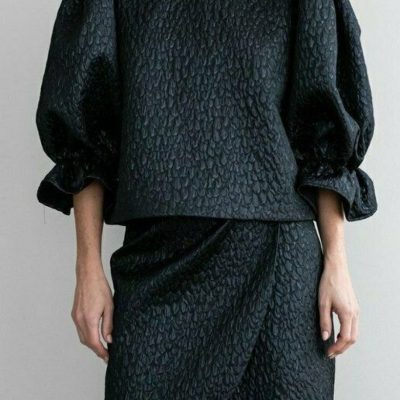 Naisten Vaatteet Gauhar Helsinki  | Gauhar – Kietaisuhame, Navy/Black