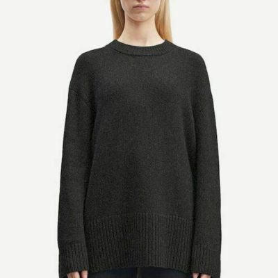 Naisten Vaatteet Samsoe&Samsoe  | Samsoe&Samsoe – Eliette Crew Neck Neule, Phantom